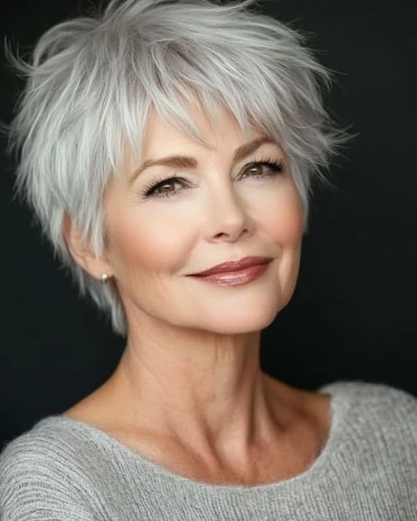 Layered Pixie and Bangs 