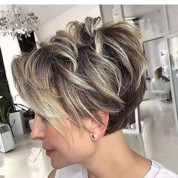 Layered Pixie with V-Nape 