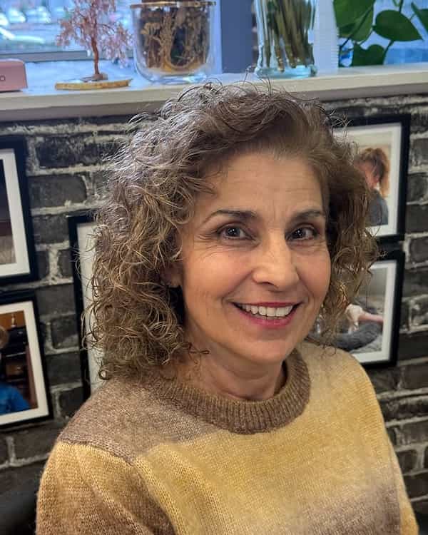 Mid-Length Curly Hair 