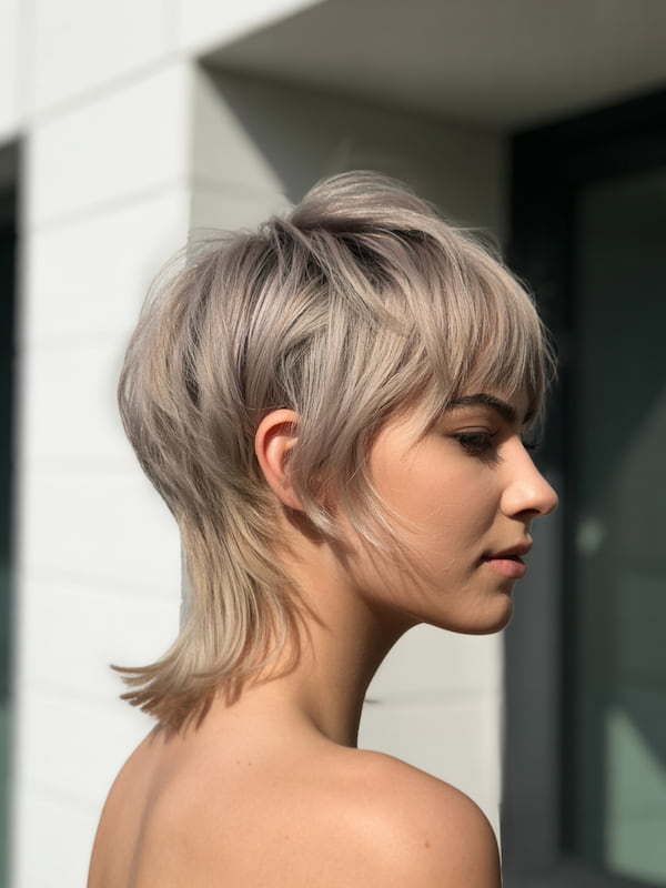 Pixie Mullet with Nape