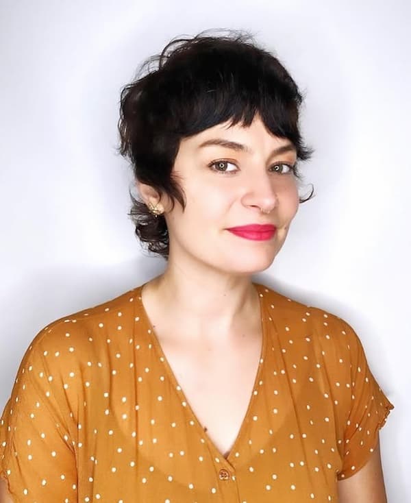 Razor Cut Pixie Mullet 