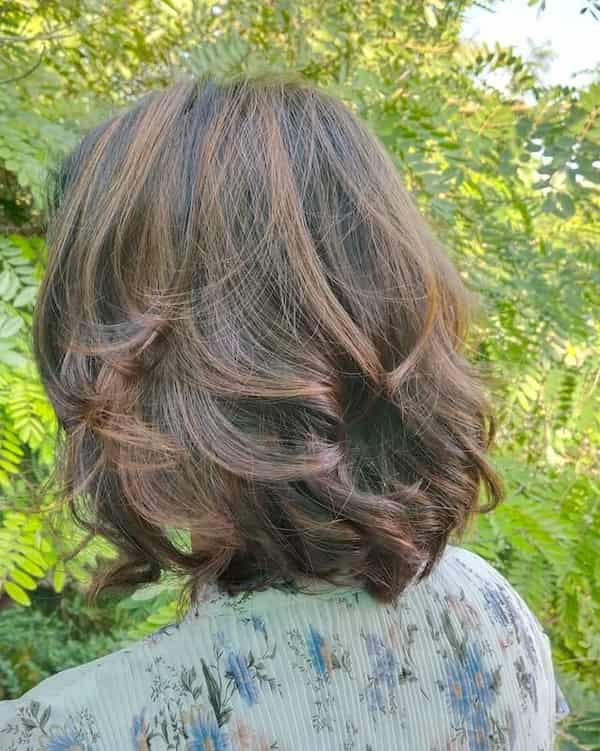 Soft Bob with Feathery Layers