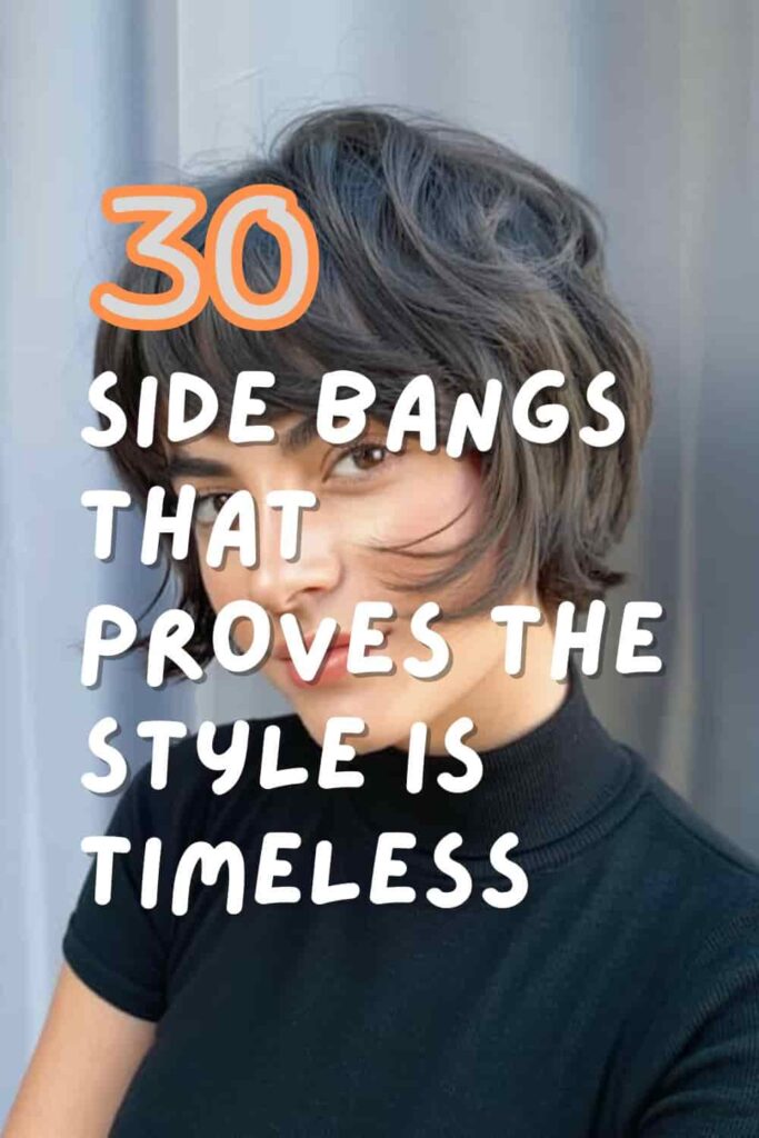 Timeless Side Bangs That Works for Every Hair Type