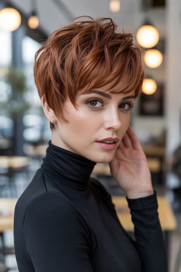 Angled Pixie with Multiple Layers 