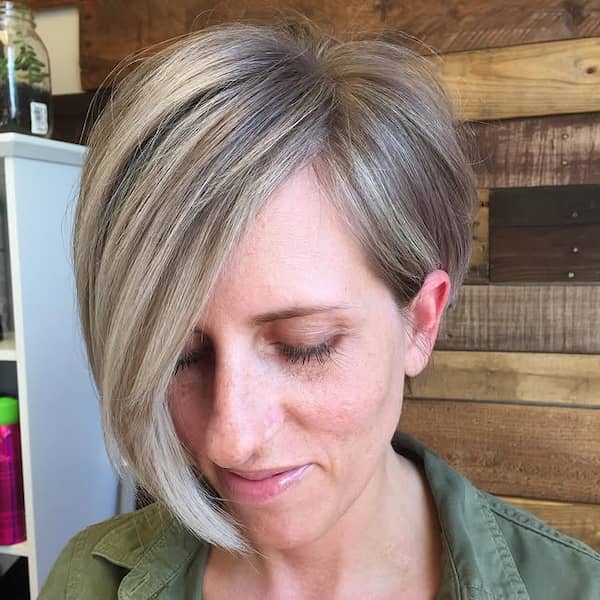 Asymmetrical Pixie with Long Side Bangs&nbsp;