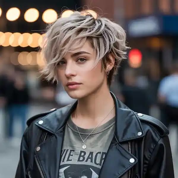 Blonde Messy Bixie&nbsp;