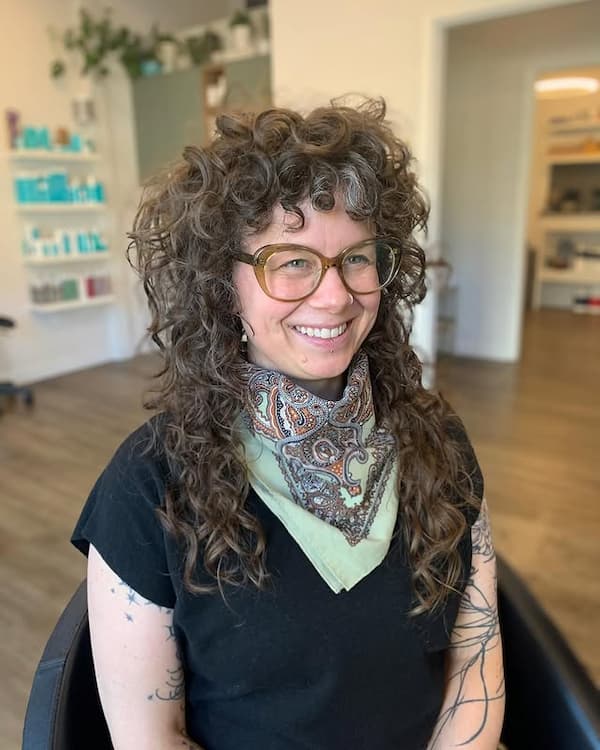 Curly Shag for Thick Hair 