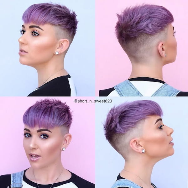 Edgy Layered Pixie for Oval Face