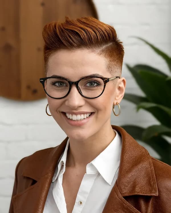 Edgy Undercut Pixie with Spiky Layers
