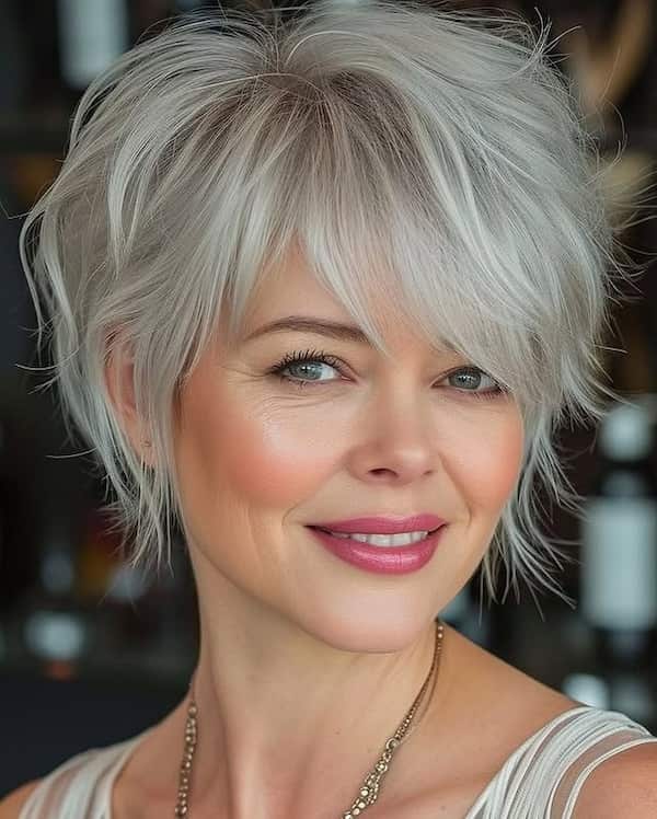 Layered Choppy Pixie 