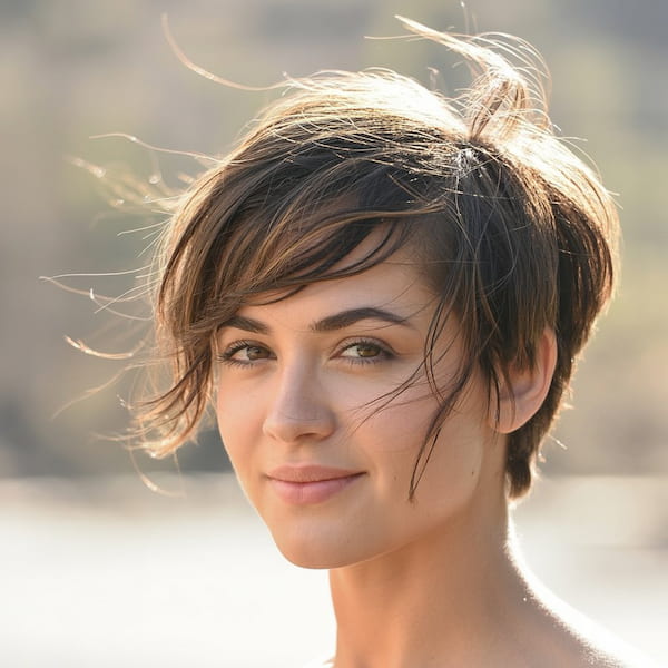 Long Choppy Messy Pixie&nbsp;