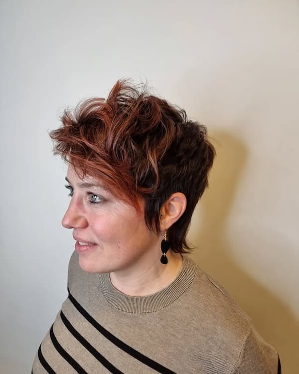 Messy Layered Pixie&nbsp;