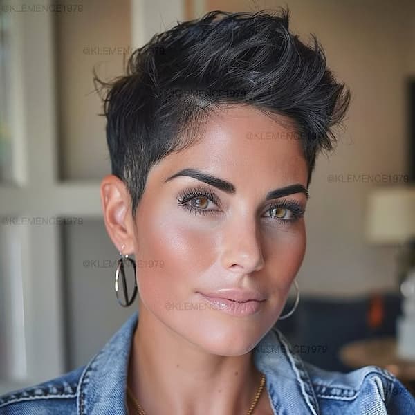 Pixie with Spiky Layers 