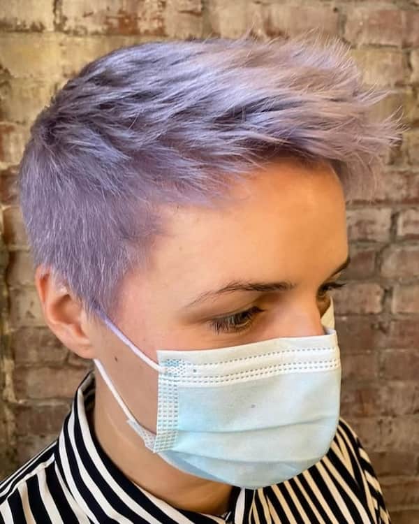 Purple Spiky Pixie 