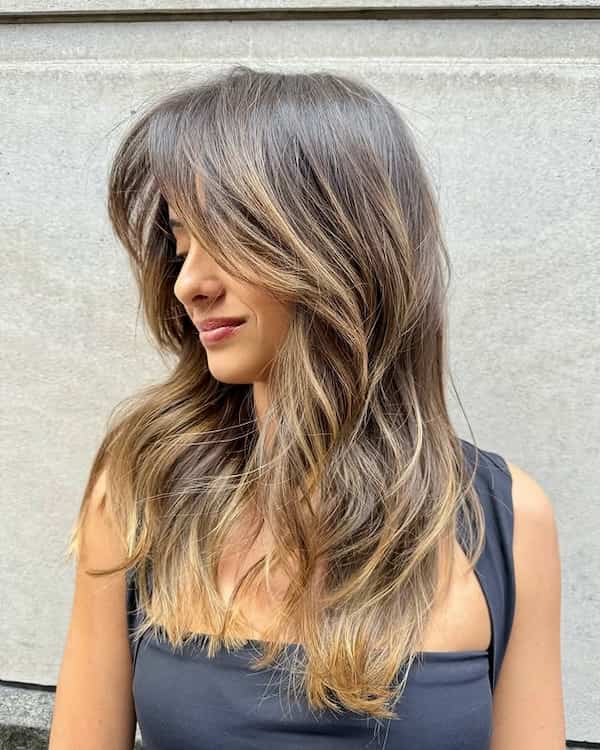 Shaggy Cut with Highlights&nbsp;