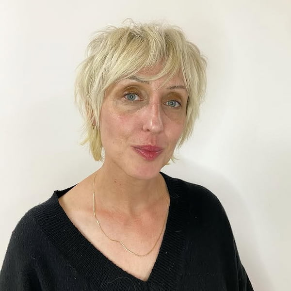 Shaggy Pixie for Older Women
