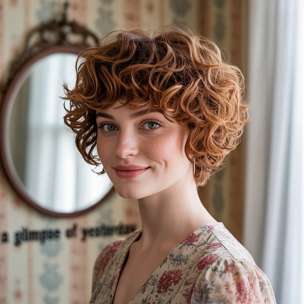 Short Curly Shag 