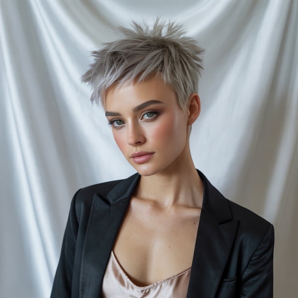 Short Pixie with Spiky Layers 