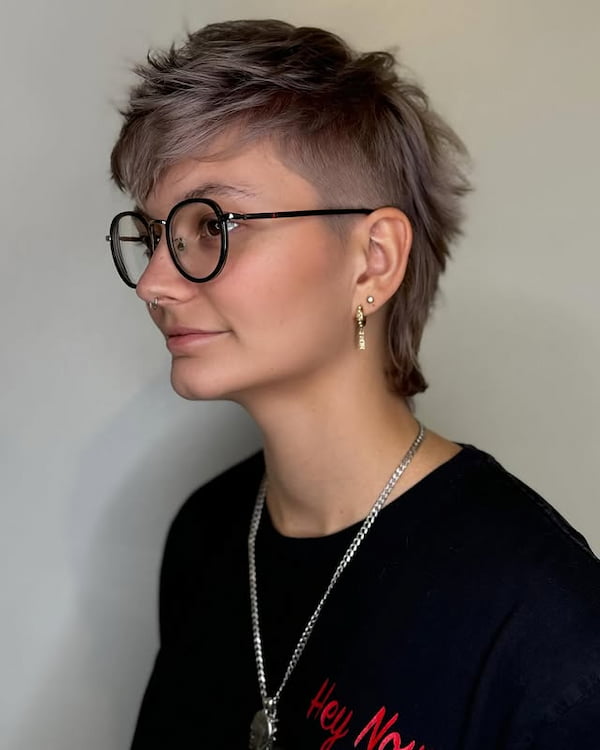 Textured Mohawk Pixie 
