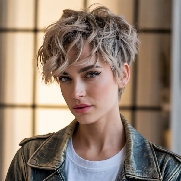 Wavy Messy Pixie&nbsp;