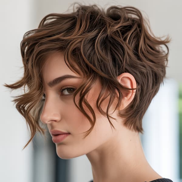 Long Layered Pixie 