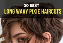 Best Long Wavy Pixie Cut