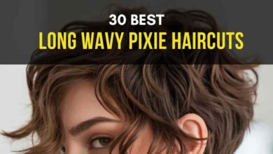 Best Long Wavy Pixie Cut