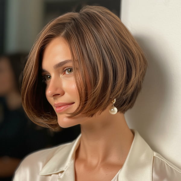 Blunt Layered Bob