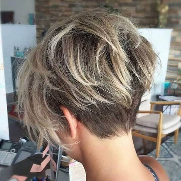 Edgy Pixie with Highlights&nbsp;
