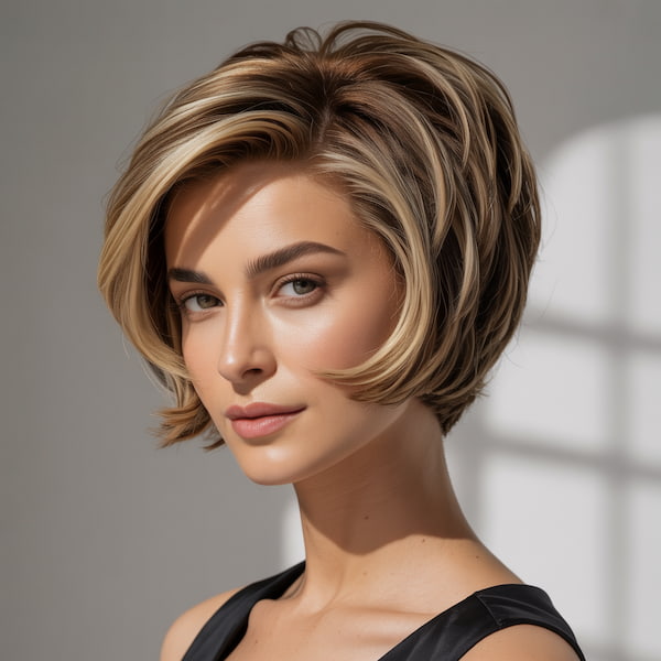 Layered Rounded Bob&nbsp;