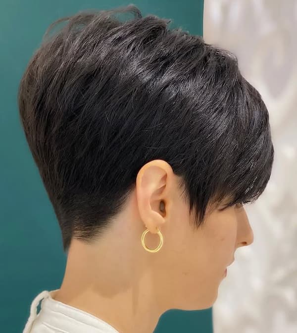 Short Naped Pixie with Bangs&nbsp;