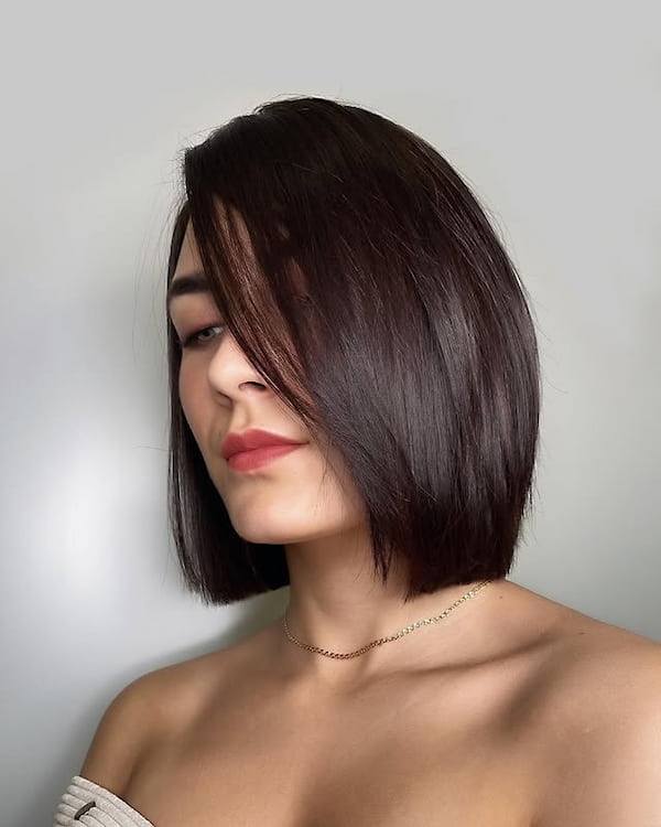 Blunt Layered Bob