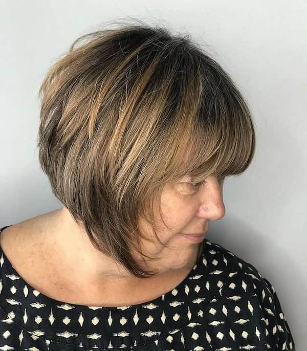 Choppy Bob with Full Fringe