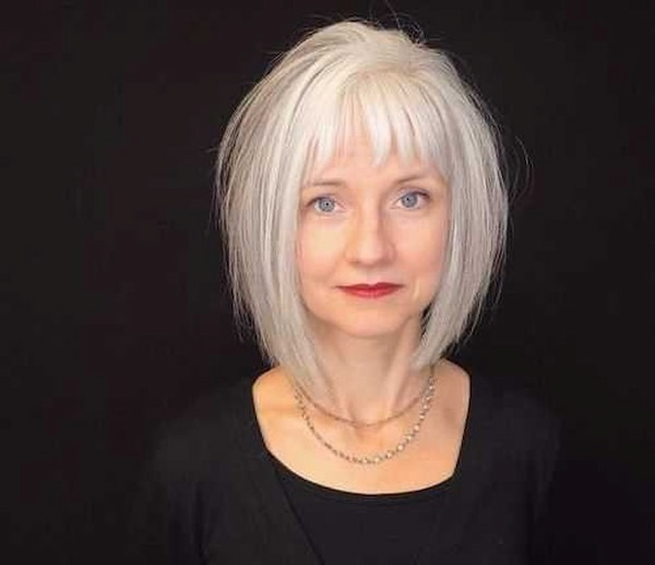 Textured Bob for Older Women