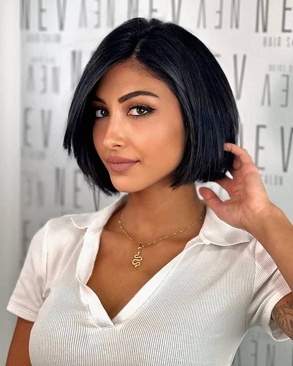 Layered Bob with Swoopy Bangs&nbsp;