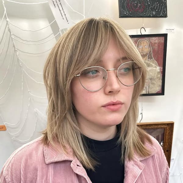 Blonde Shaggy Haircut&nbsp;