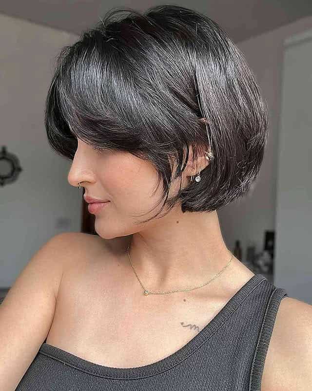 Tightly Layered Short Bob