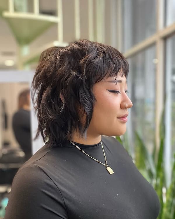 Choppy Shaggy Bob with Wispy Bangs&nbsp;
