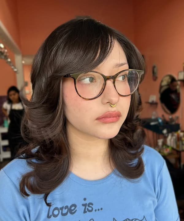 Layered Blowout with Side Bangs&nbsp;