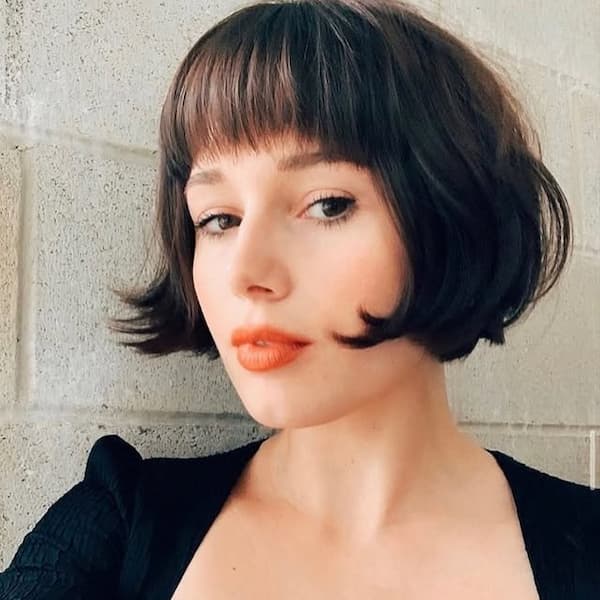 Layered Short Bob with Blunt Bob