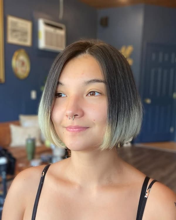 Ombre A-Line Bob&nbsp;