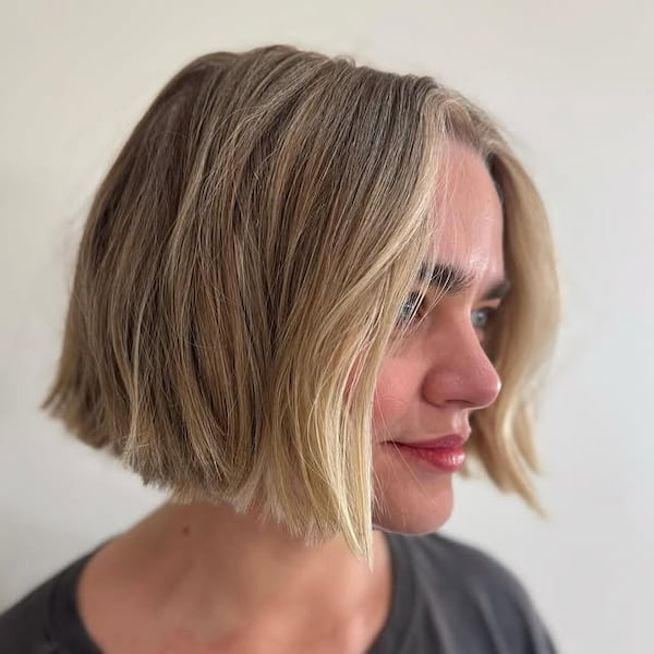 Chin Length Bob for Thick Hair&nbsp;