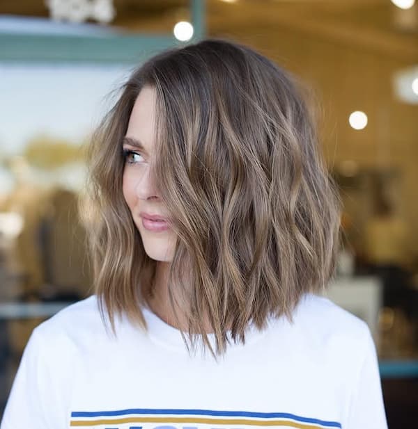 Beachy Wavy Lob