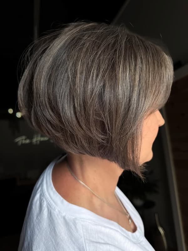Layered Bob with Bangs