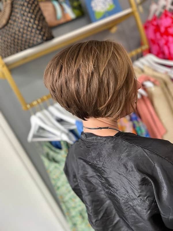 Textured Asymmetrical Bob