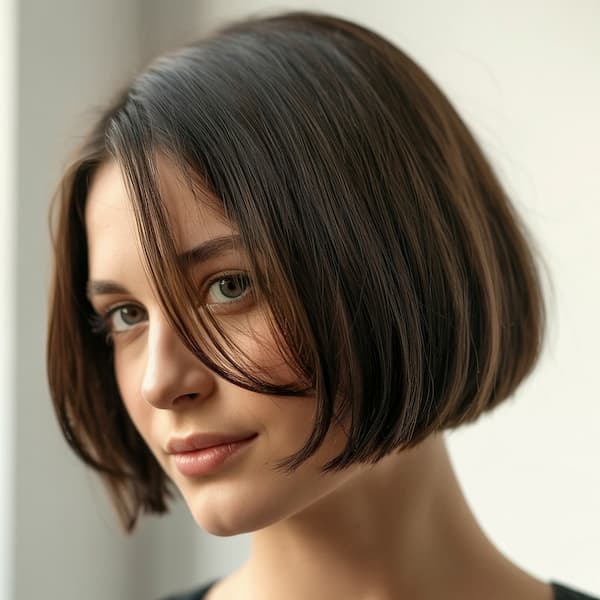 Chin-Length Blunt Bob&nbsp;