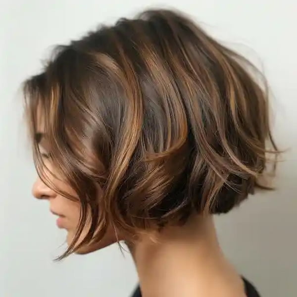 Layered Chin Length Bob&nbsp;