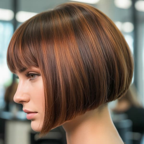 Blunt Bob with Bangs