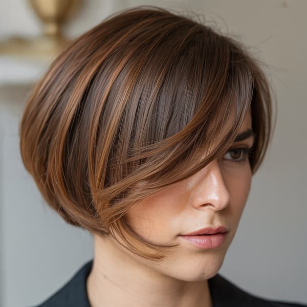 Pixie Bob with Side Bangs&nbsp;