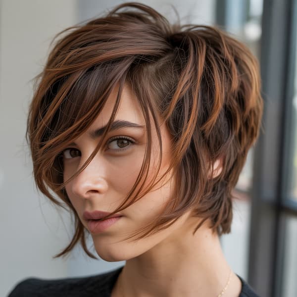 Shaggy Pixie Bob with Sid Bangs&nbsp;